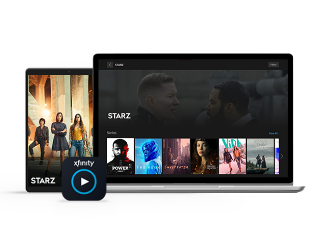 laptop y teléfono celular con opciones de shows